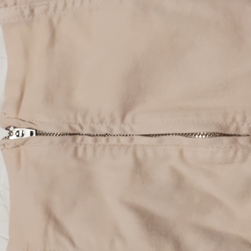 Free people denim skirt size 0 color stone - Picture 6 of 13